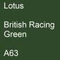 Preview: Lotus, British Racing Green, A63.